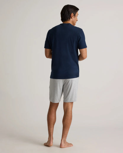 Bamboo Jersey Lounge Shorts - S / Heather Grey