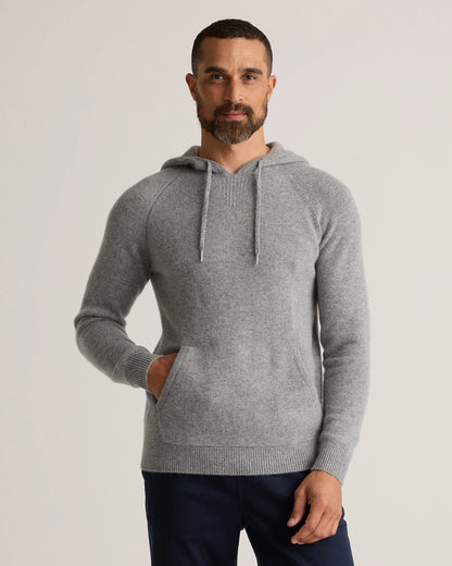 Mongolian Cashmere Pullover Hoodie - XS / Sea Spray Green
