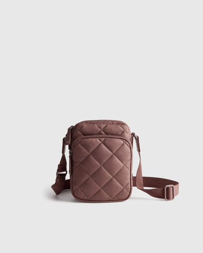 Transit Quilted Phone Crossbody - One Size / Navy