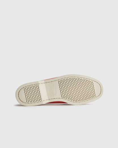 Water Resistant Leather Boat Shoe - 7 / Brunette
