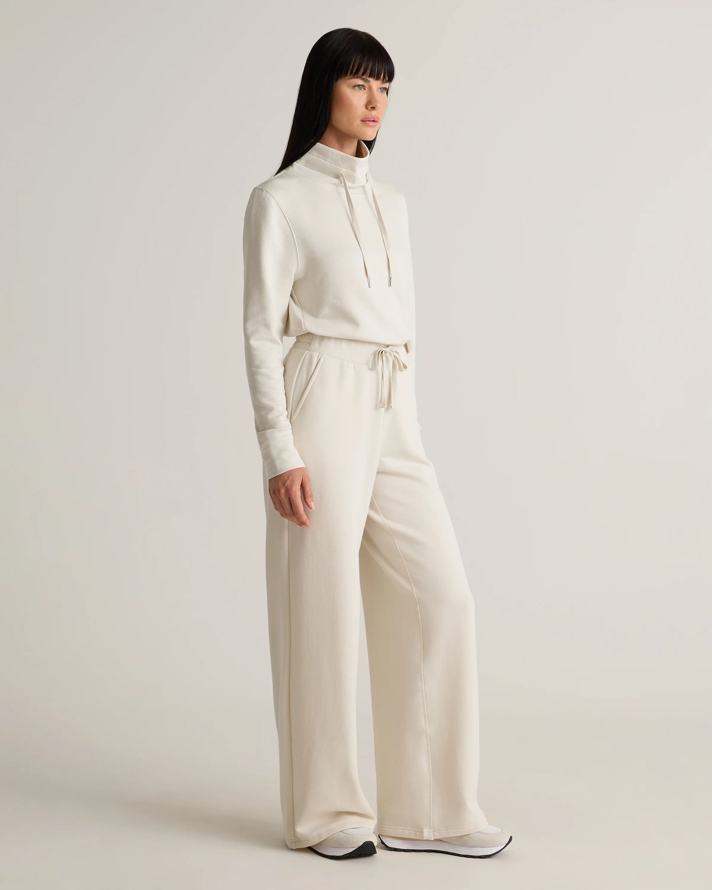 SuperSoft Fleece Wide Leg Pants - XS / Dried Fig