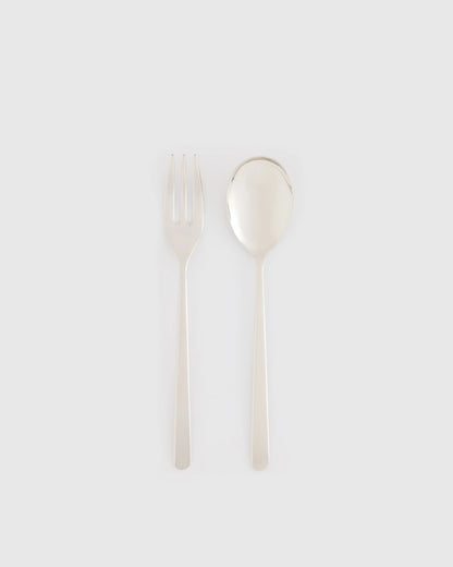 Linea 2-Pc Serving Utensil Set by Mepra - One Size / Polished Stainless Steel