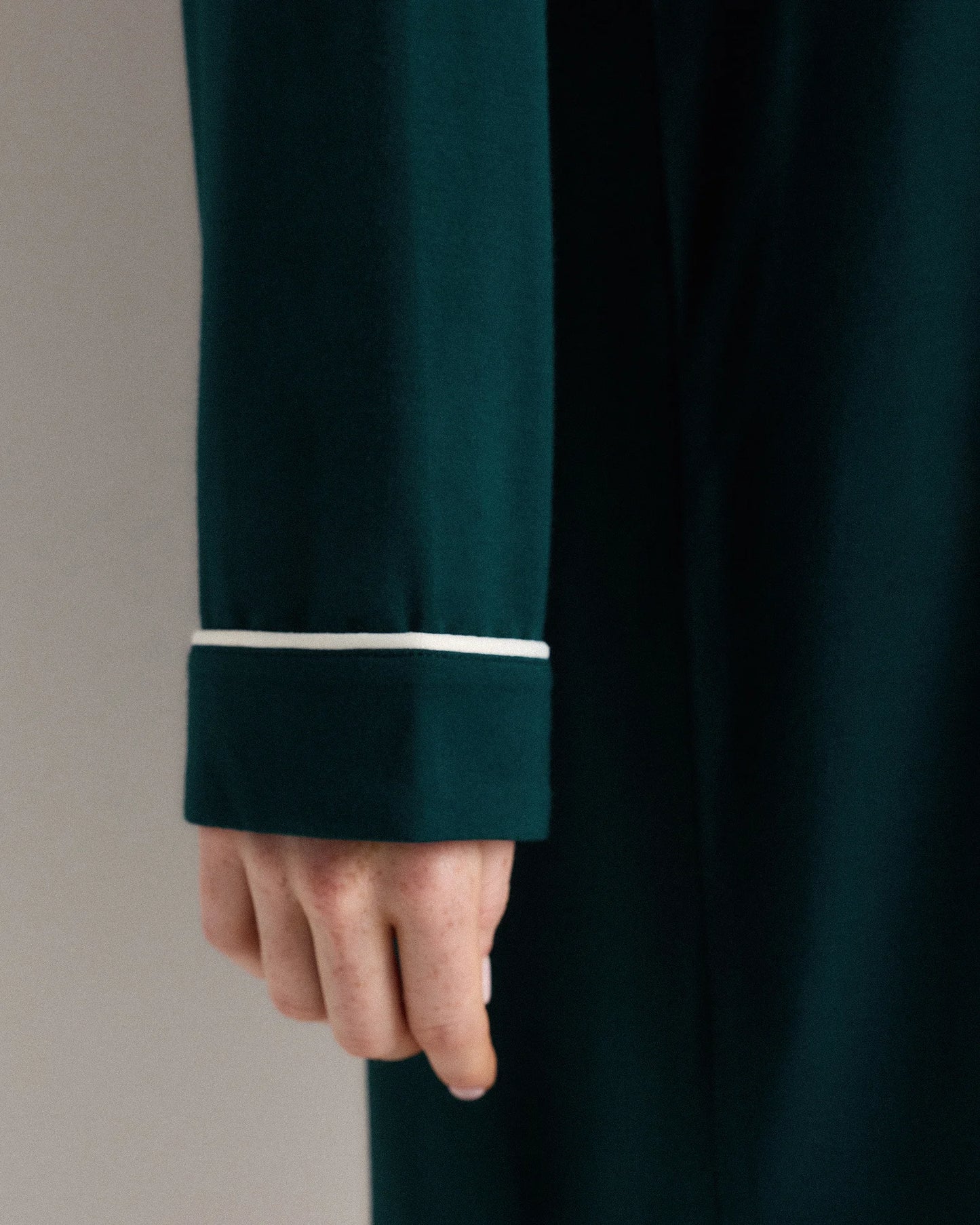 Bamboo Jersey Sleep Shirt - XS / Rhubarb