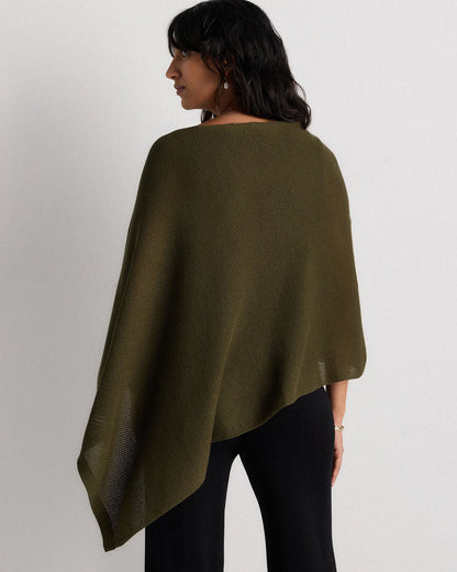 Lightweight Cotton Cashmere Nursing Shawl - One Size / Pale Custard Yellow