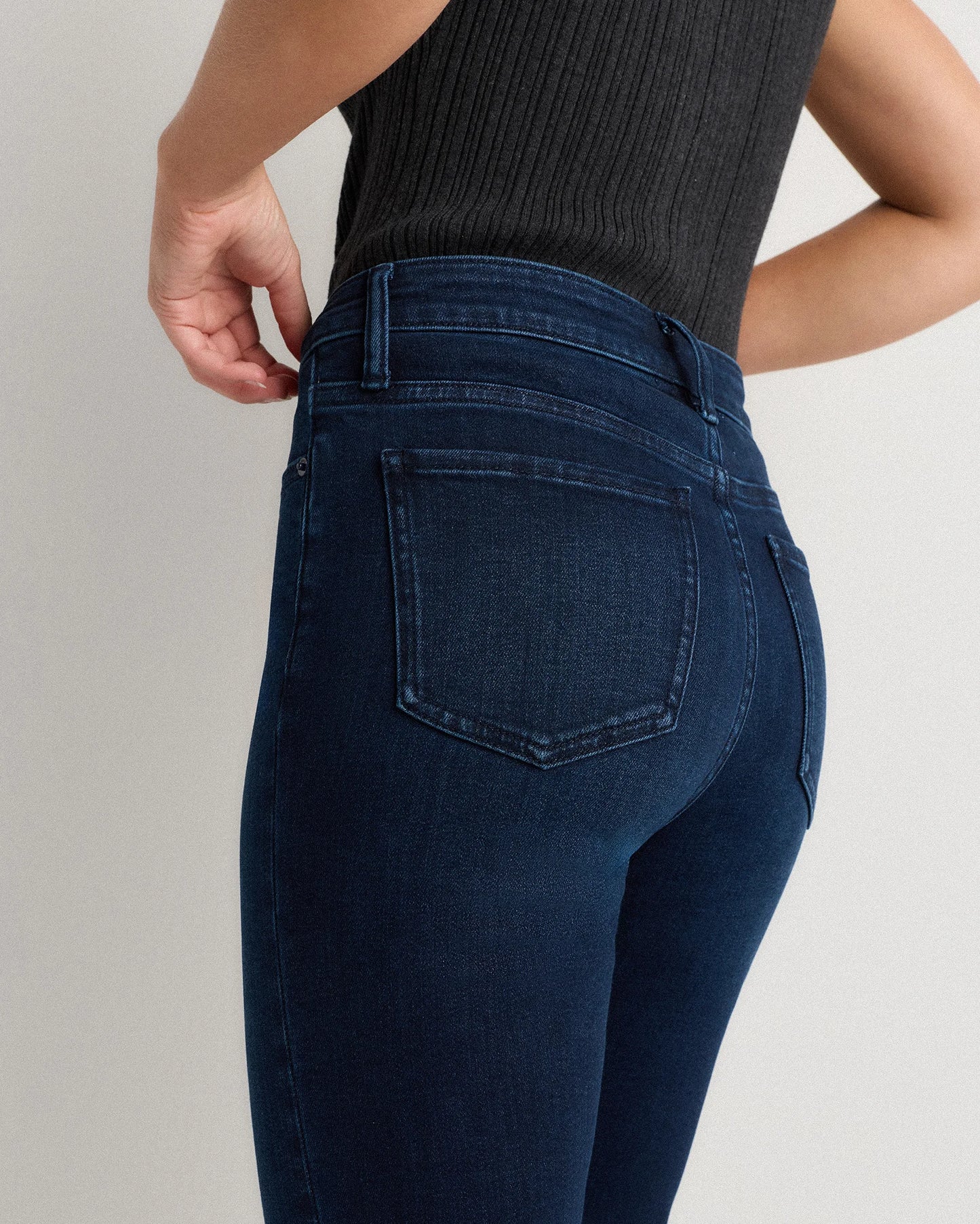 Bella Stretch Straight Jeans - 24 / Midnight Blue