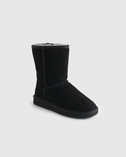 Australian Shearling Mid-Calf Boot - 6 / True Black