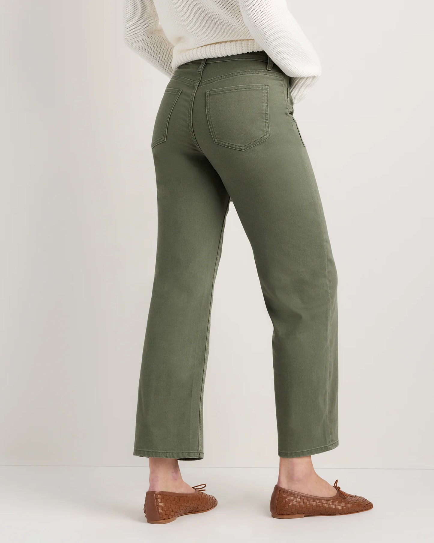 Bella Stretch Patch Pocket Wide Leg Jeans - 24 / Deep Sea Blue