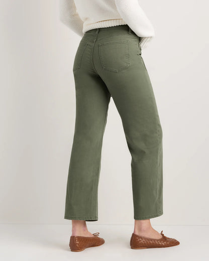 Bella Stretch Patch Pocket Wide Leg Jeans - 24 / Deep Sea Blue