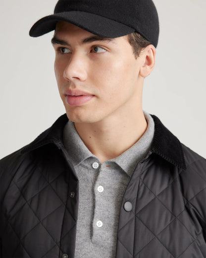 Cashmere Baseball Cap - XS/S / Black