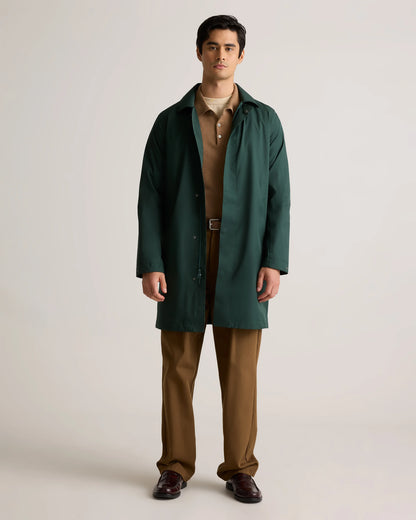 Weather Proof Long Rain Jacket - S / Storm Blue