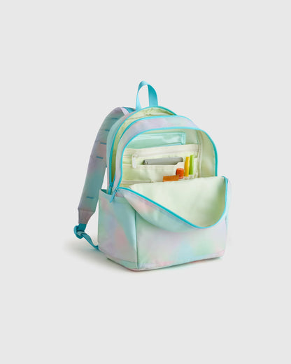 Recycled Double Pocket Backpack - One Size / Rainbow Clouds