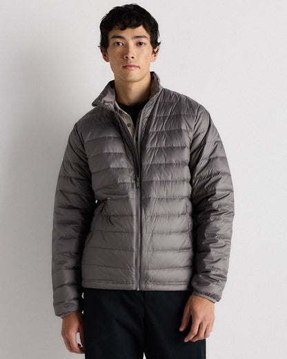 Lightweight Down Packable Puffer Jacket - XS / Overcast Grey