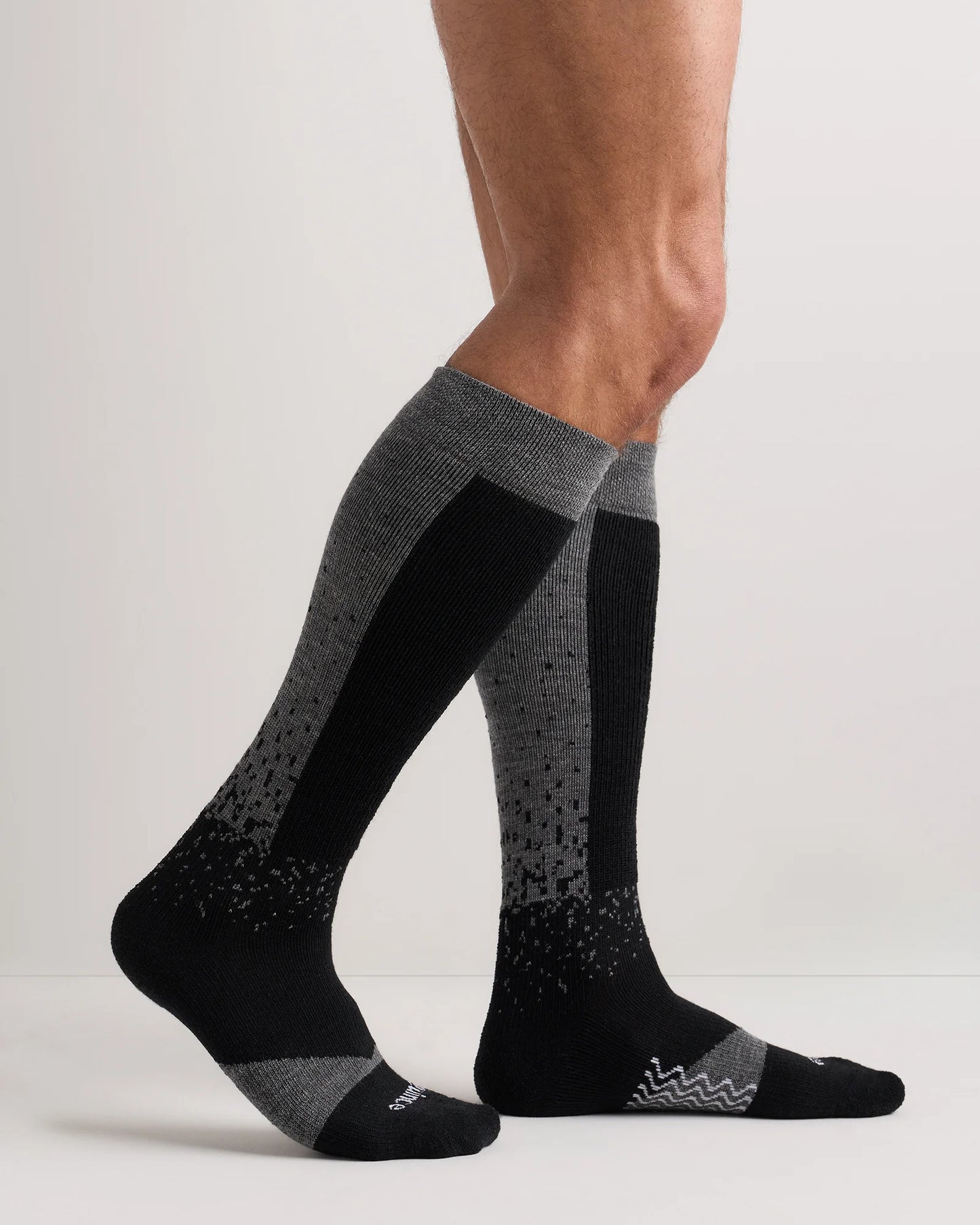 Alpaca Lightweight Ski Socks (3-Pack) - S / White/Navy