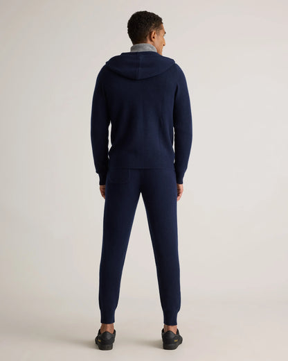 Mongolian Cashmere Full-Zip Hoodie - S / Teak