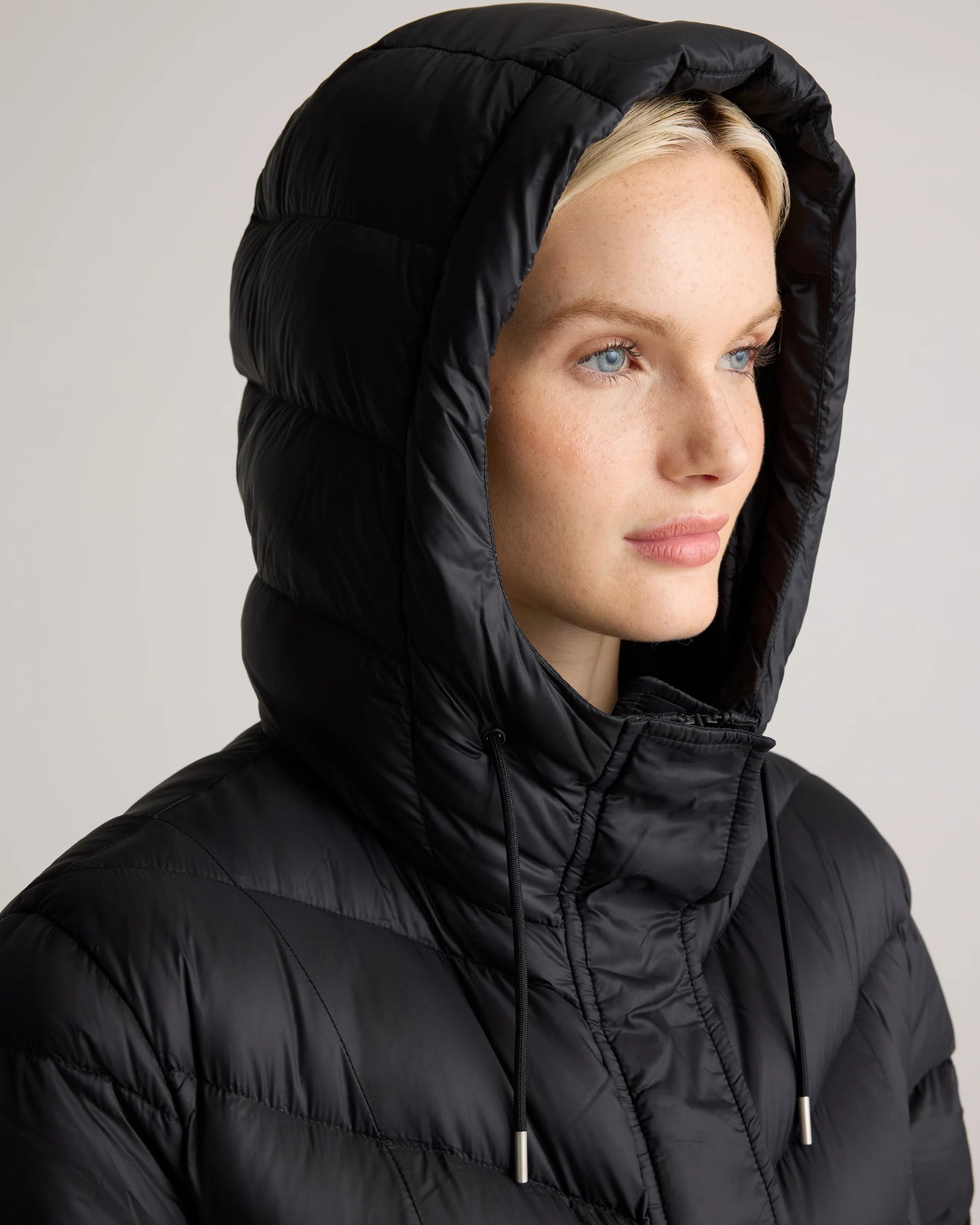 Responsible Down Belted Puffer Maxi Coat - XS / Morel Grey