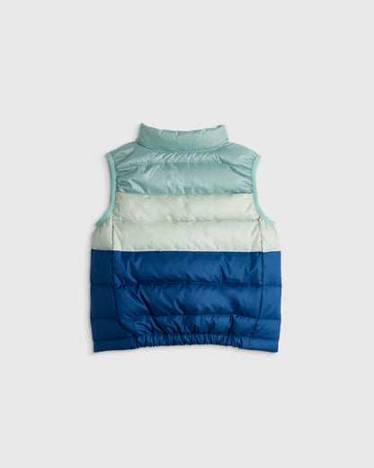 Lightweight Down Puffer Vest - 2T / Navy Mini Floral