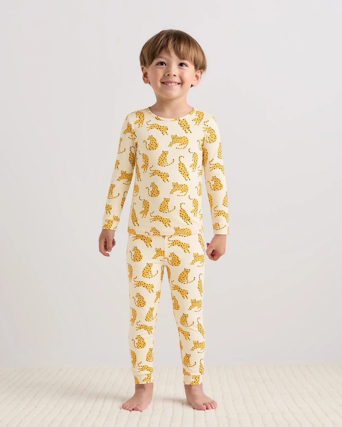 Bamboo Long Sleeve and Pant Pajama Set - 2T / Wildflower Dreams