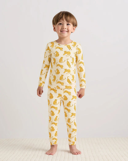 Bamboo Long Sleeve and Pant Pajama Set - 2T / Wildflower Dreams