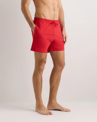Italian Swim Trunks - 7" - XS / Navy Diamond Geo