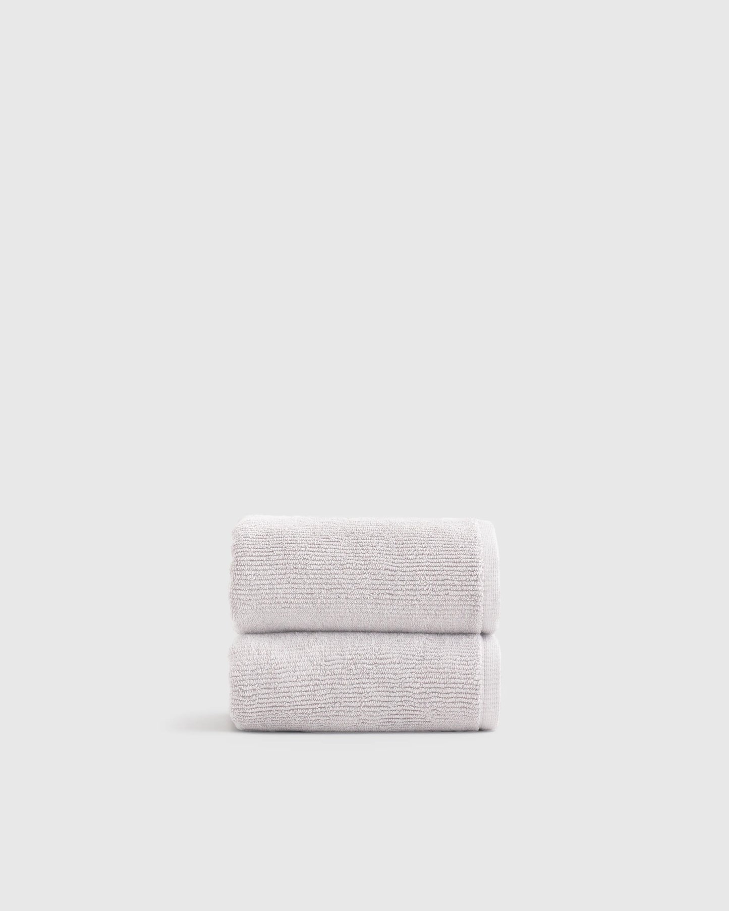 Turkish Ribbed Quick Dry Hand Towel (Set of 2) - One Size / Mineral