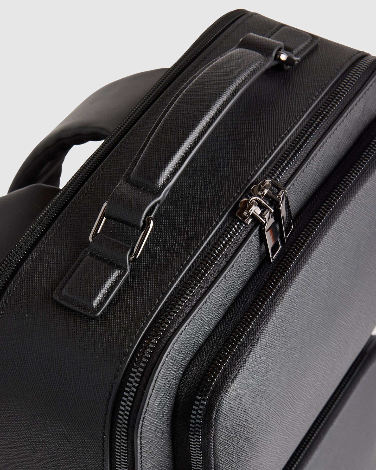 Italian Saffiano Laptop Backpack - One Size / Hickory