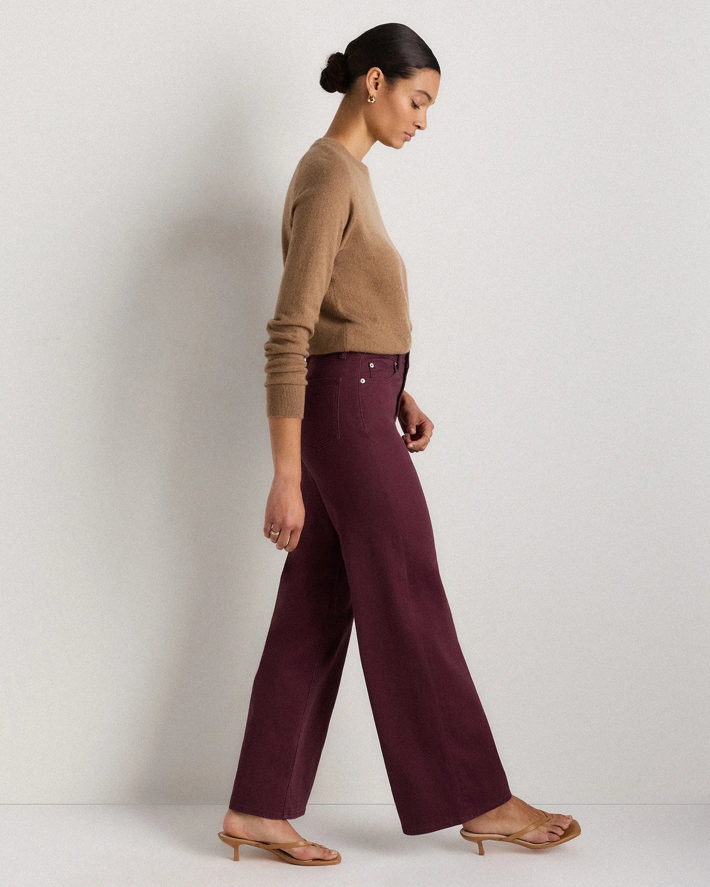 Bella Stretch Wide Leg Jeans - 24 / Frosted Blue