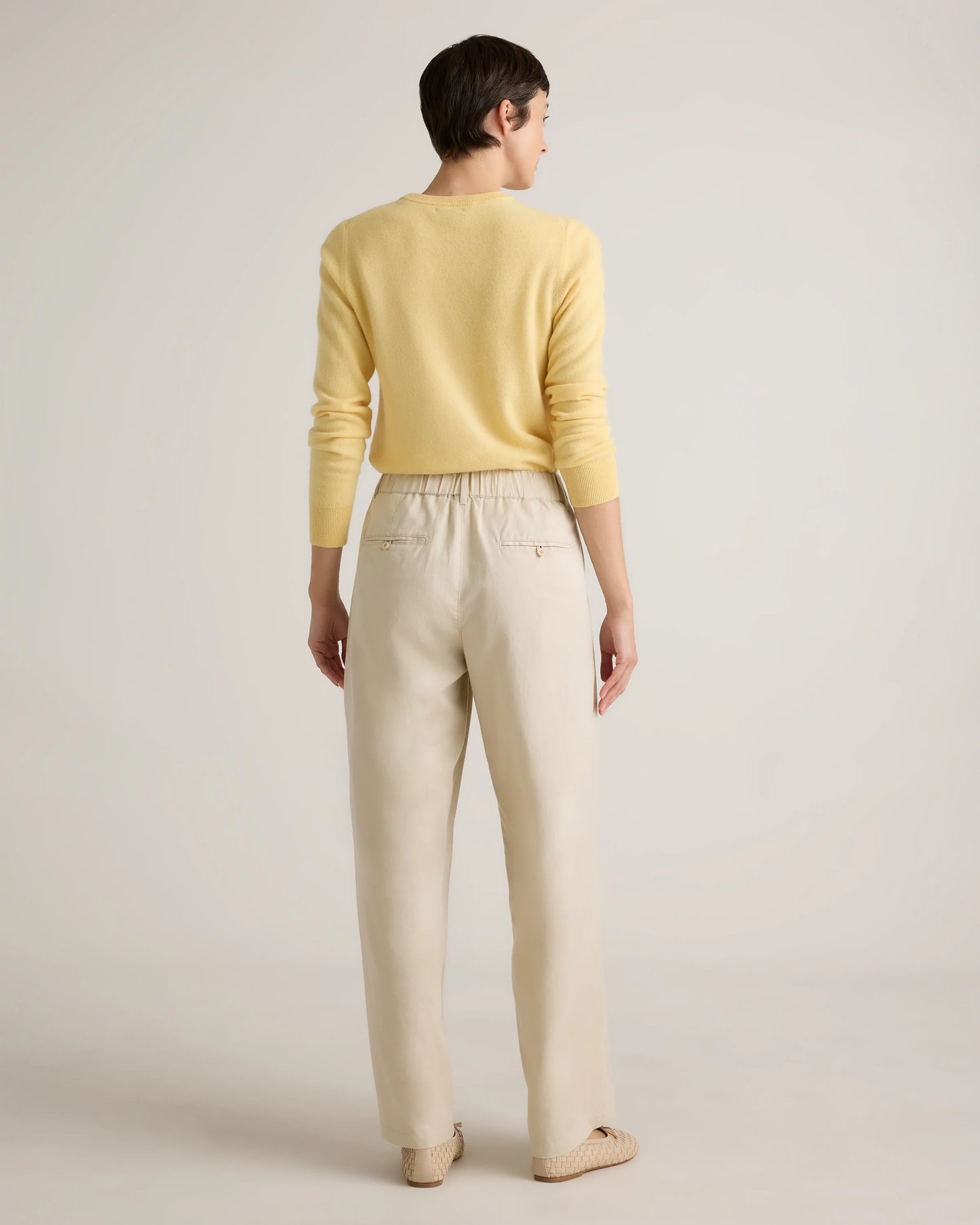 Drapey Twill Pleated Trouser - 0 / Baywood