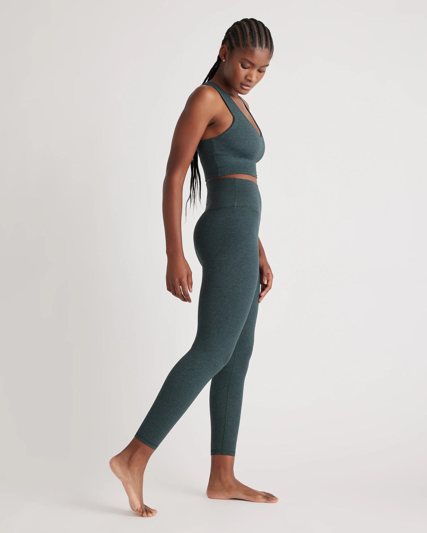 Ultra-Soft High-Rise Legging - XS / Heather Oatmeal