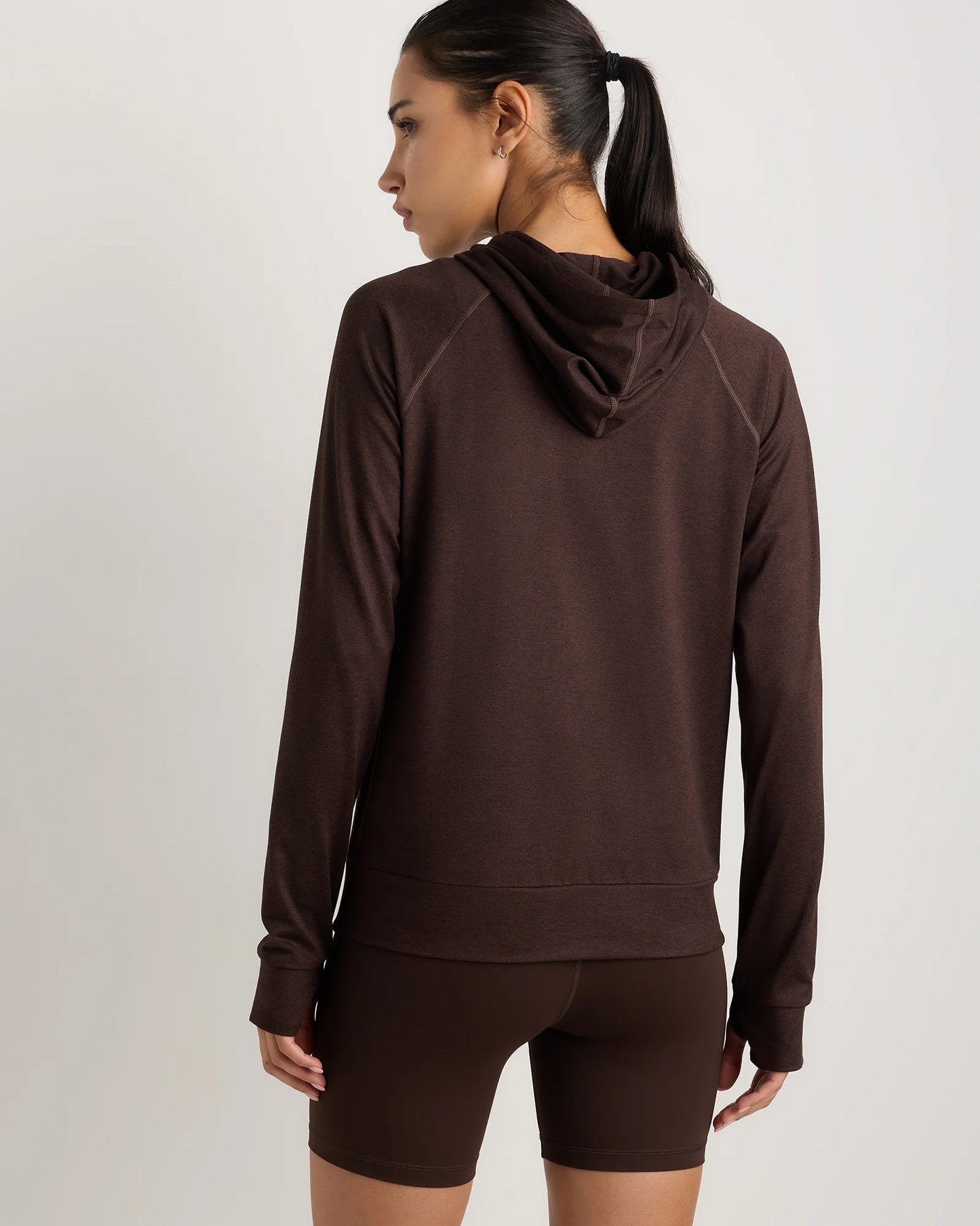 Flowknit Pullover Hoodie - XS / Heather Navy