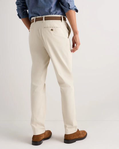 Organic Cotton Stretch Chino Pants - Straight - 30X30 / Stone
