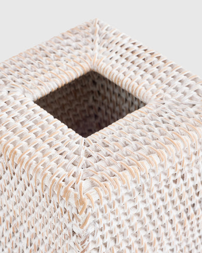 Handwoven Rattan Bathroom Accessories Set - One Size / Natural