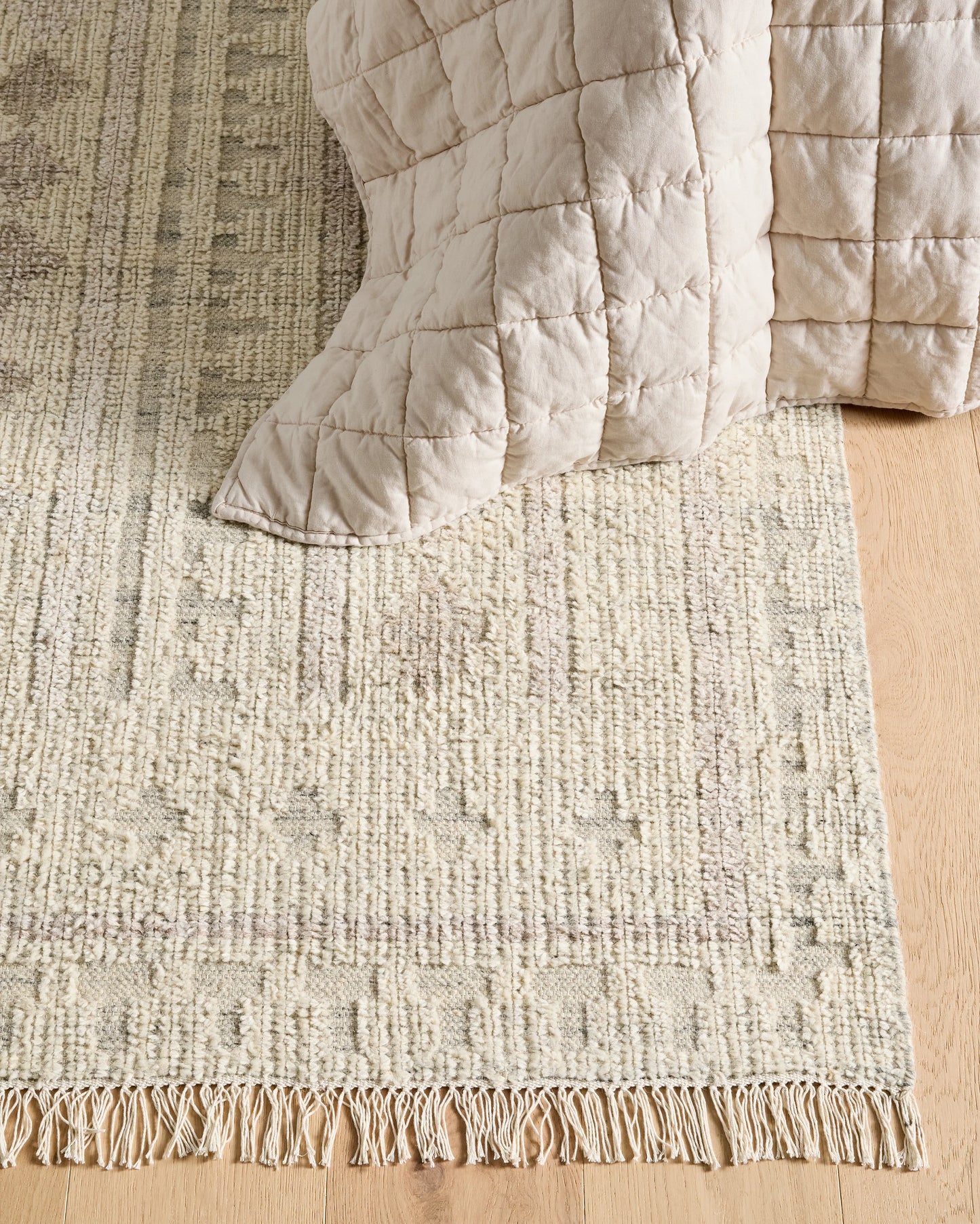 Lima Handwoven Wool Rug - 3'6" x 5'6" / Ivory