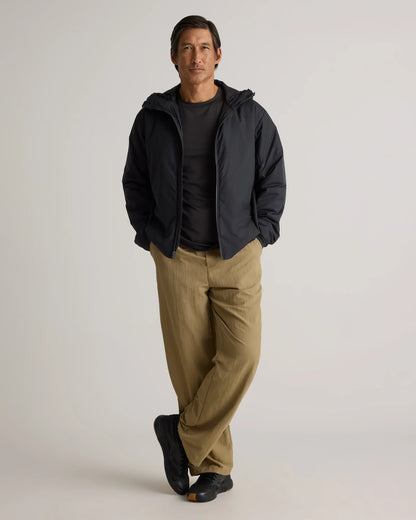 Hybrid Insulated Lightweight Hooded Jacket - S / Black