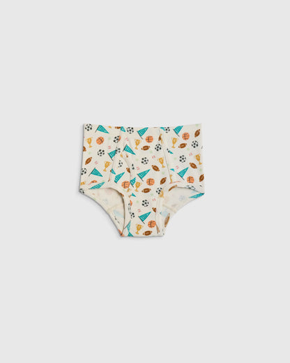 Boys 100% Organic Cotton Classic Briefs 7-pack - 6 / Boy Mix Prints