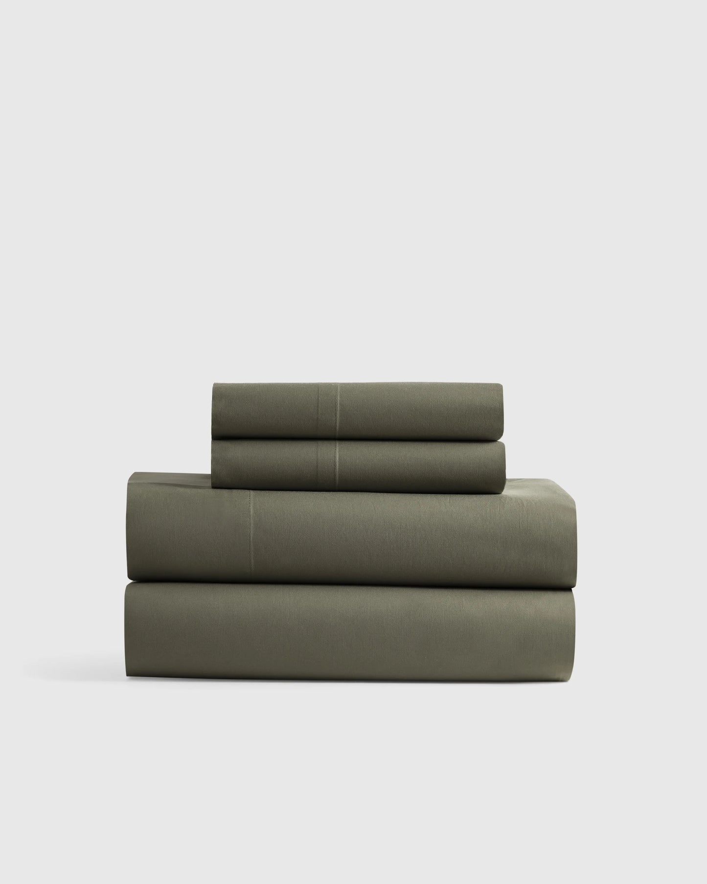Organic Crisp Percale Sheet Set - Twin / White