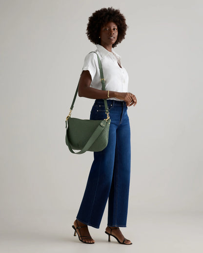 Sloane Handwoven Shoulder Bag - One Size / Cognac