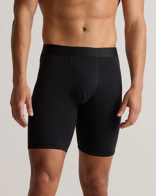 Organic Cotton 8'' Boxer Brief (3-pack) - S / Black