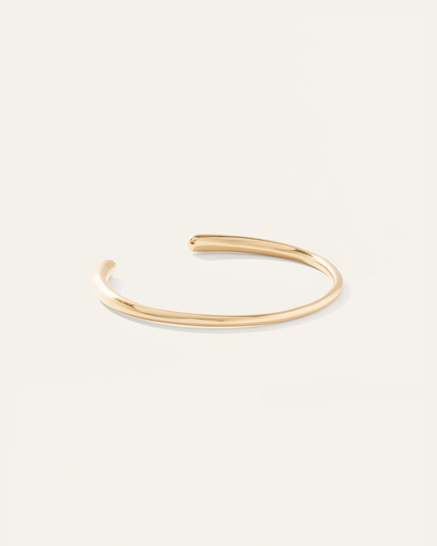 Open Contour Cuff Bracelet - One Size / Gold Vermeil