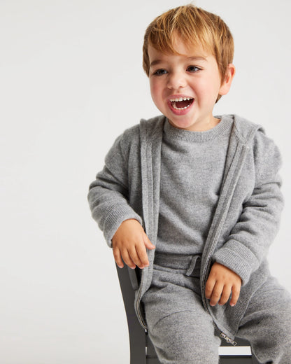 Washable Cashmere Jogger - 2T / Oatmeal