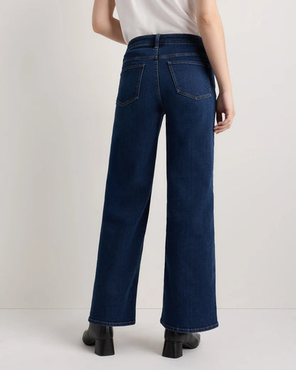 Luna Stretch Wide Leg Jeans - 24 / Frosted Blue