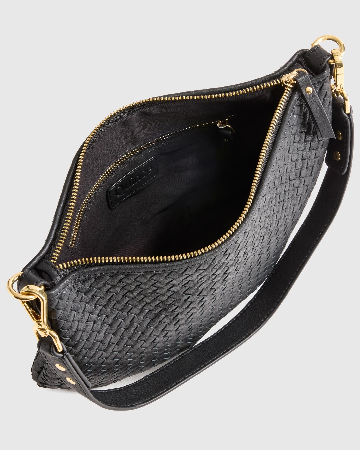Sloane Handwoven Mini Shoulder Bag - One Size / Cognac