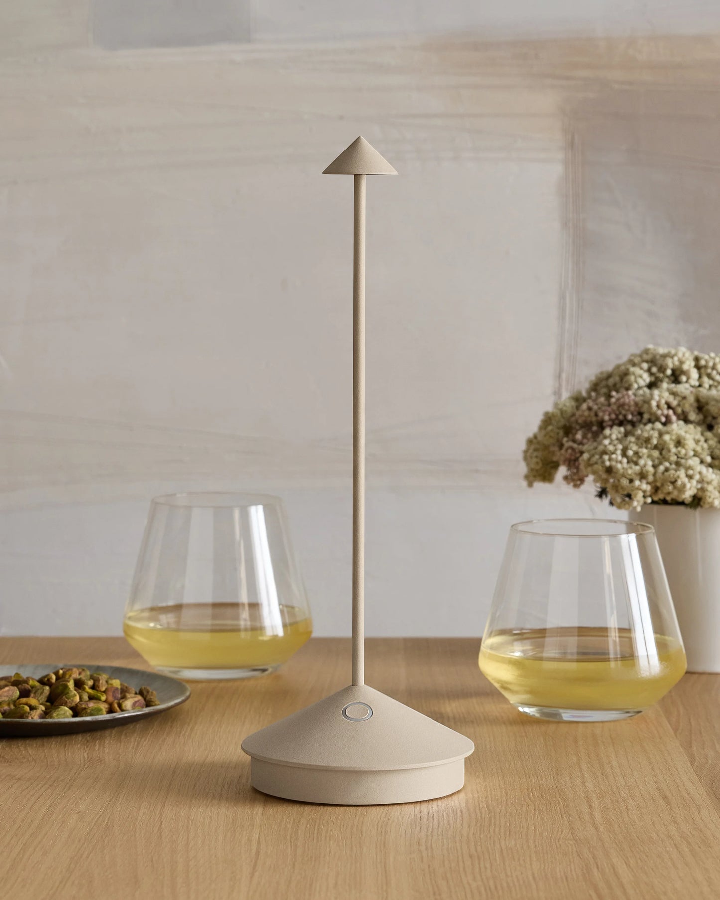Pina Pro Rechargeable Table Lamp by Zafferano - One Size / White