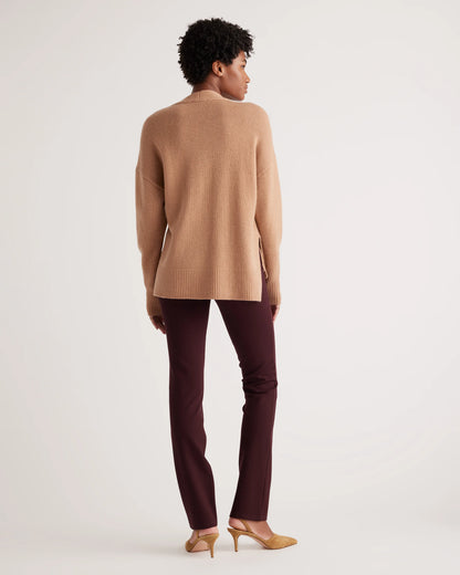 Ultra-Stretch Ponte Straight Leg Pants - XS / Morel Grey