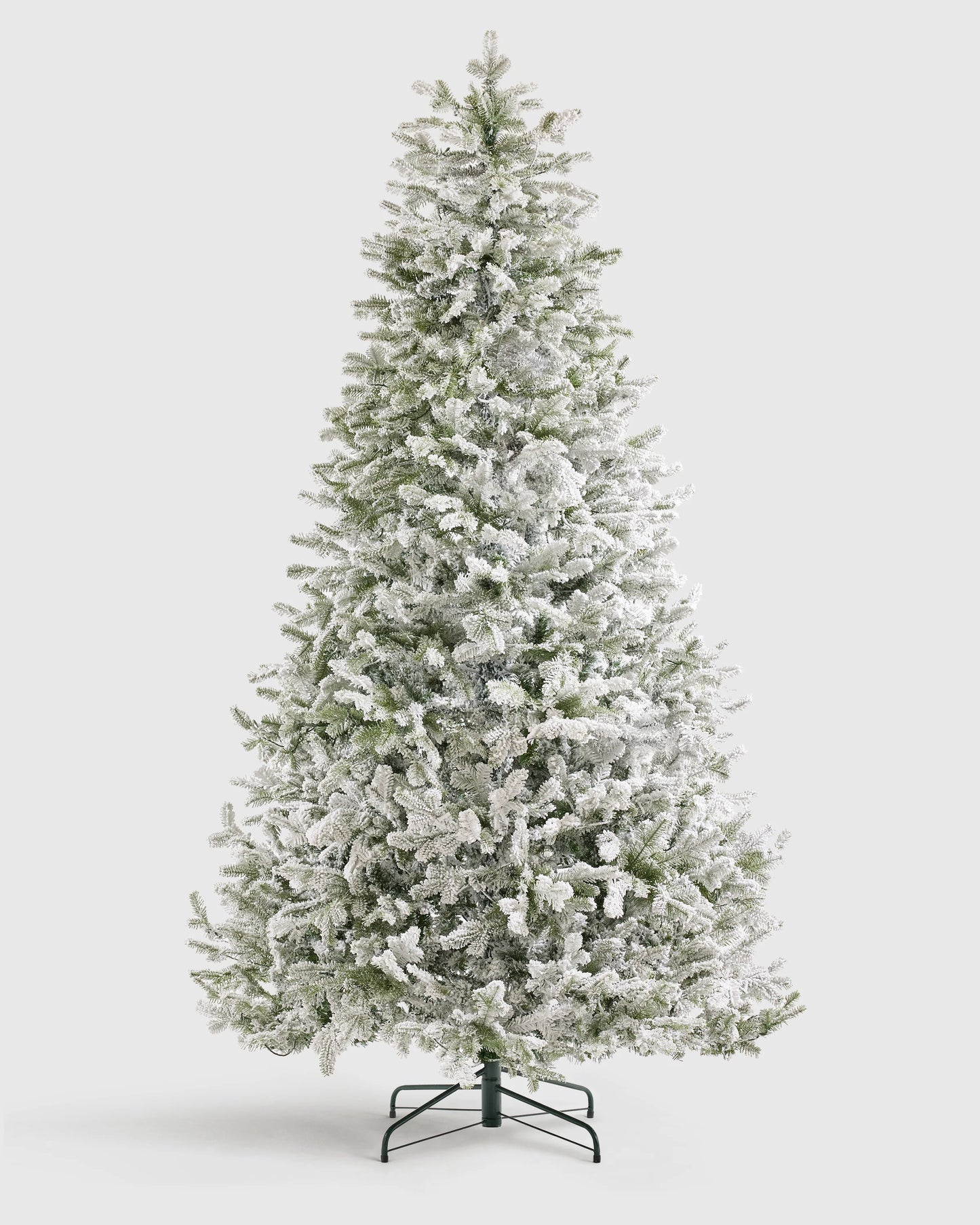 Frosted Fraser Fir Artificial Christmas Tree: Lit - 6.5' / Forest Green