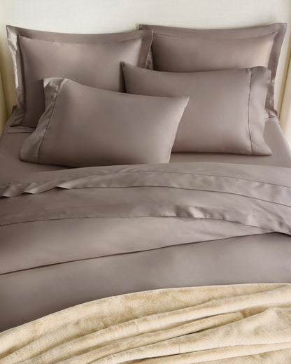 Signature Giza Cotton Sateen Euro Sham - Euro / Mineral