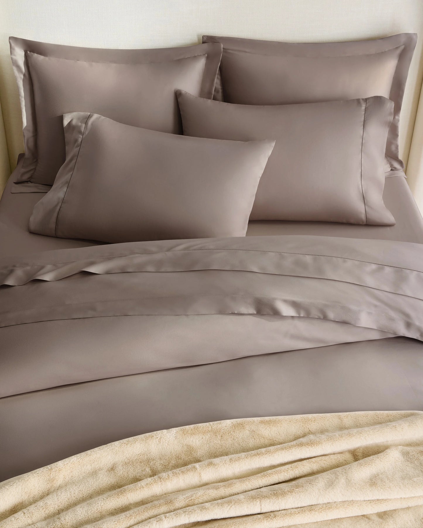 Signature Giza Cotton Sateen Sham Set - Standard / White