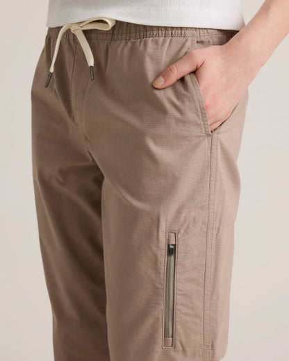 Organic Stretch Ripstop Straight Pants - XS / Steel