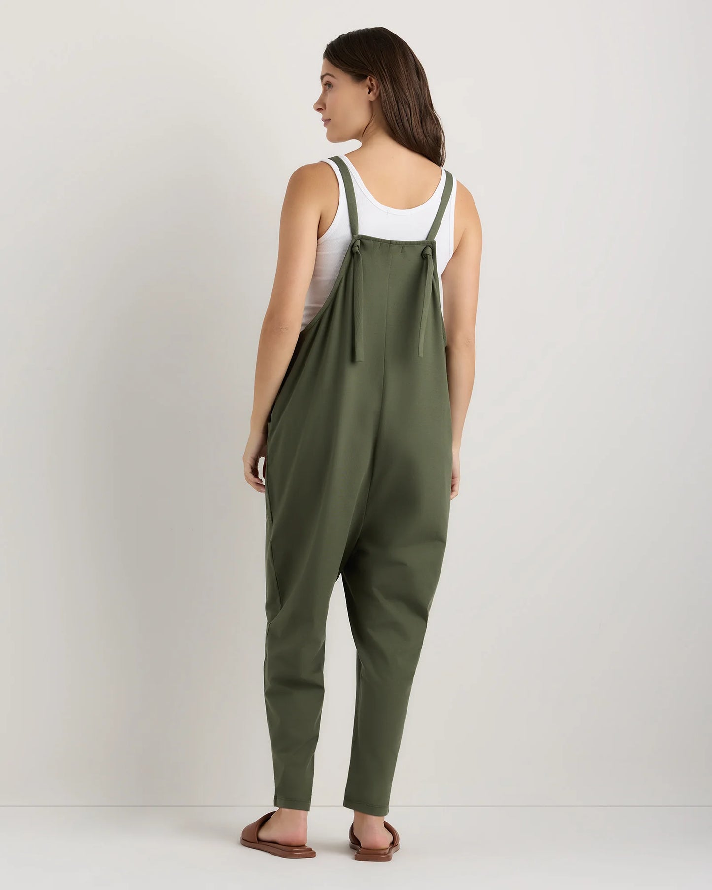 Organic Cotton Maternity Overalls - XS / Deep Navy