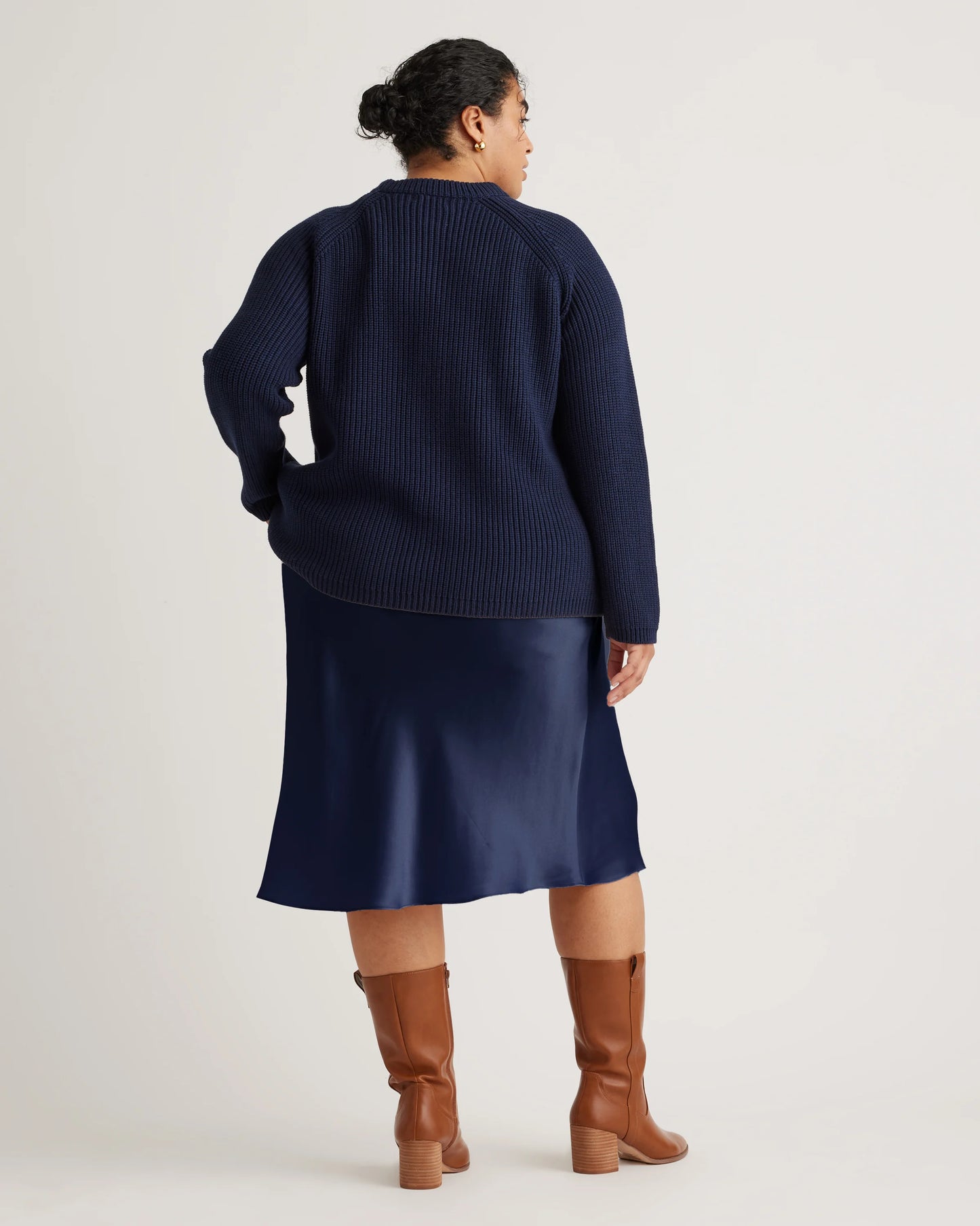 100% Washable Silk Skirt - 1X / Wine Tasting Red