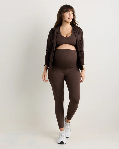 Ultra-Soft Maternity Legging - XS / Heather Black
